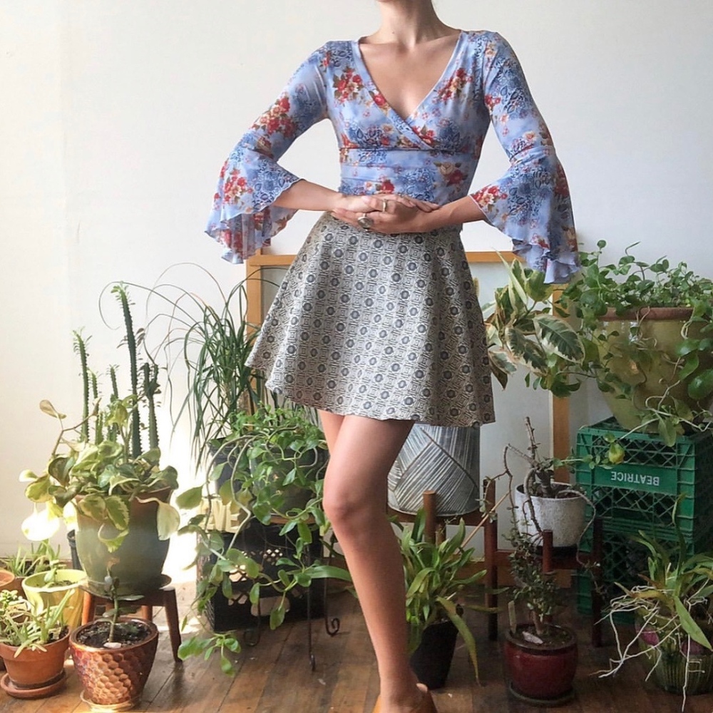 Butterfly Babydoll top